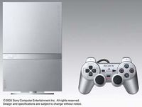 Playstation 2 (SCPH-75000) Satin Silver Console (Japanese Import)