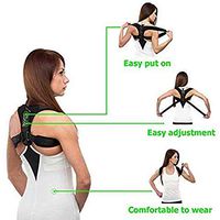 Figure 8 Posture Corrector Back and Shoulder Support Brace for Women & Men with Adjustable Clavicle Support Posture Brace for Slouching & Hunching One Size fits Most