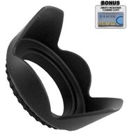 Pro Digital Hard Lens Hood For The Nikon AW1, 1 J3, 1 S1 Digital Camera Which Have Any Of These (10-100mm) Nikon 1 Lenses