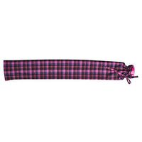 Warmies PVC Extra Long Hot Water Bottles with Fabric Sleeve, 78cm x 12cms (Approx), Purple Tartan