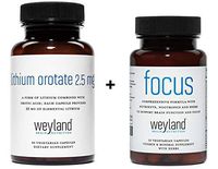 Weyland Brain Nutrition: Lithium Orotate 2.5mg + Focus (10 Count)