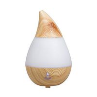 Kovoda Essential Oil Diffuser, 350ml Aromatherapy Diffuser for Essential Oils, Aroma Oil Diffuser Humidifier, Ultrasonic Diffuser Wood Grain, Waterless Auto Shut off, Adjustable 7 Color Changing Light