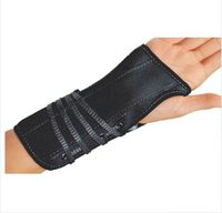 DJO Wrist Splint Cinch-Lock Suede / Flannel Left Hand Black X-Small