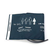 Huapa Pressure Single Tube Cuff Neonatal/Infant/Child/Adult/Veterinary Blood Pressure Cuff for Patient Monitor Pressure Cuff(Thigh)