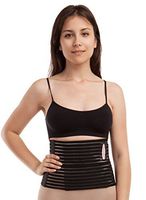 GABRIALLA Women’s Breathable Abdominal/Back Support Binder AB-208: Black Small