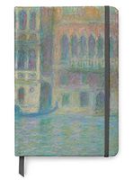 Claude Monet Art UV Printed on PU Leather A5 Journal Notebook - Lined Pages