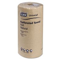 Tork Universal Perforated Towel Roll, 2-Ply, 11"Wx9"L, Natural, 210 Shts/Roll, 12RL/Ctn
