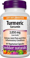 Webber Naturals Turmeric Curcumin 3,050 mg, 60 Vegetarian Capsules