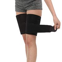 Luwint Thigh Brace Support, Adjustable Sciatic Nerve Leg Wrap Sleeves for Running Volleyball Muscle Sprains, 1 Pair