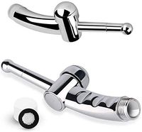 Shower Enema Douche 7 Holes Anal Cleansing Colonic Douche System Confidence Enema Shower Angle Wand Water Nozzle Anus Rinse Vaginal Cleaning Tool Kit for Men and Women