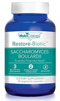 Nutricology Saccharomyces Boulardii - 60 Vegetarian Capsules 