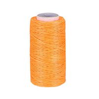 uxcell 55 Yards 150D/1mm Leather Sewing Thread, Waxed Thread, Hand Stitching Thread for Hand Sewing Leather and Bookbinding(Orange)