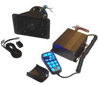 100W Siren Emergency Vehicle Warning Handheld Siren Speaker Mic PA System with Light Control Switches