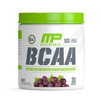 MP Essentials BCAA Powder, 6 Grams of BCAA Amino Acids, Post-Workout Recovery Drink for Muscle Recovery and Muscle Building, Valine Powder, BCCA Post-Workout, Grape, 30 Servings