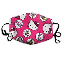 SSUJ7 Hello Kitty and Candy Men Women Adjustable Earloop Mouth Guard Anti-Dust Washable Reusable Mouth Guard for Kids Teens Adults Anti Pollution,Anti-smog
