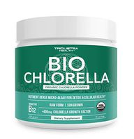 Organic Chlorella Powder - 4 Organic Certifications, Raw Form & Sun Grown | Guaranteed Best Source of Chlorella, Maximum Nutrient & CGF Levels (Chlorella Growth Factor) - 75 Servings