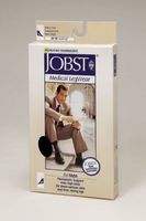 Men's 30-40 mmHg Closed Toe Knee High Support Sock Size: Medium, Color: Brown
