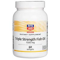 Rite Aid Fish Oil, Triple Strength, 1500 mg, 60 softgels