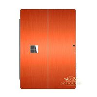 SopiGuard Brushed Orange Precision Edge-to-Edge Coverage Vinyl Skin for Microsoft Surface Pro 4