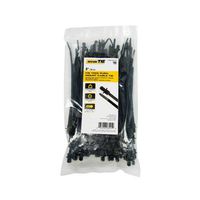 SecuriTie CTPM8-50100UVB Fir Tree Push-Mount Cable Ties, 17 Inch., 50 Lbs. Tensile Strength, Wire & Cord Management / Industrial / Household Use, Nylon Zip Tie, 100 Pk, UV Black