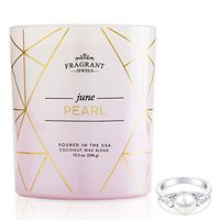 Fragrant Jewels Ruby July Birthstone Candle with Collectible Ring (Size 5-10)