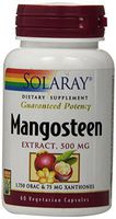 Solaray Mangosteen Extract, 500 mg, 60 Count