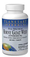 Full Spectrum Horny Goat Weed 1000mg Planetary Herbals 30 Tabs