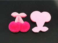 20pcs Resin Cherry Bow Flatback Button Embellishments U Pick (Pink)