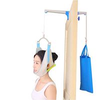 Over Door Cervical Traction, Neck Massager,Stretcher Chiropractic, Device Set Unit for Neck Shoulder Brace Head Pain Relief Home, Back Head Massager Relaxation