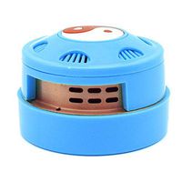LDEXIN Portable Round Shape Moxa Stick Burner Box for Acupuncture Point Moxibustion Body Healthcare Blue (Blue -Antique red)