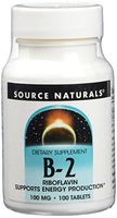 Vitamin B-2 100mg Source Naturals, Inc. 100 Tabs