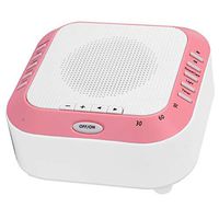 three sheep White Noise Machine Sound Machine, Music Player with Night Light, Preset 5 + 20 Soothing Sounds, Timer, and Rechargable Battery (Pink)