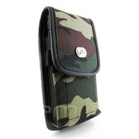 FYL Camouflage Canvas Case Pouch Holster for Straight Talk/Tracfone/Net10 LG 305C