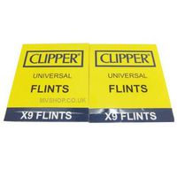 Clipper Lighter Flints 2-Packs x9 Flints each, Compatible with ALL Flint Lighters Including Clipper and Zippo Lighters