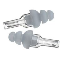 ER20 ETY Plugs Hearing Protection Earplugs Standard Fit (5 Pairs, Clear with Frost Tip)