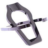 Dophee 1Pc Black Stainless Steel Foldable Tobacco Smoking Cigar Pipe Stand Rack Holder Kit
