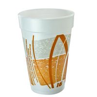 Dart 16J16E 16 oz Impulse Foam Cup (Case of 1000)