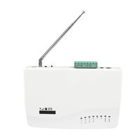 Wireless GSM SMS Burglar Alarm System, Smart Home Office Security Alert Kit with Wired 110db Siren, Support Auto Dial, PIR Motion Detection, Infrared Sensor(White)