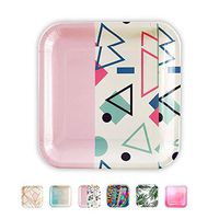 SOLAS Biodegradable & Fully Compostable Pink Cute Paper Plates | Beautifully Designed Stylish Eco Friendly Big Paper Plates 9 Inch | Pack of 20 |  (Pink Cake Plates Disposable)