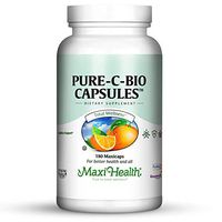 Maxi Health Pure C Bio Capsules, 180 Count