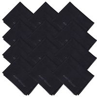 CARTMAN Microfiber Cleaning Cloth 12 Pack for Lens, Eyeglasses, Glasses, Mobil Phone Screen - Lint Free Cleaner Cloths to Clean Camera Lenses