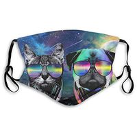 Nose Mouth Cover Space Pug Cat Anti Dust Reusable Face Covers
