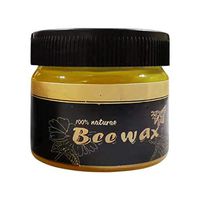 Beeswax for Wood Seasoning - KCPer Beeswax Polish for Wood & Furniture, All-Purpose Beeswax for Wood Cleaner and Polish Wipes - Non Toxic for Furniture to Beautify