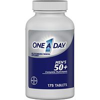 One A Day Men’s 50+ Multivitamins, Supplement with Vitamin A, Vitamin C, Vitamin D, Vitamin E and Zinc for Immune Health Support*, Calcium & More, 175 Count