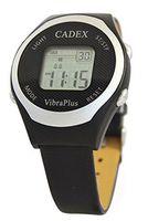 Cadex VibraPlus – 8 Alarm Reminder Watch with Vibrating/Beep Notifications – Vegan Leather Band