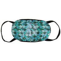 Women & Men Cool Earloop Half Face Mouth Cover Face Cover Dustproof - Comfort Windproof Cycling Mouth Cover for Kids Youth Boys Girls (Chaming Pastel Mermaid)