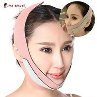 2Pcs Face Lifting Slimming Belt/Double Chin Strap Face Slimming Mask V Face Belt Face-Lift Bandage Lift Chin Cheek Slim Slimming Bandages Breathable