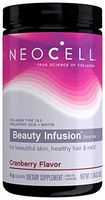 Neocell Beauty Infusion Refreshing Collagen Drink Mix Supplement, Cranberry Cocktail,11.64 OZ