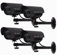 Dummy Fake Surveillance Security CCTV Dome Camera Indoor Outdoor with Record LED Light. LOW PRICE GUARANTEE. SHIPS TODAY! (4 PACK).