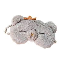 Heart Nose Pig Sleep Eye Mask Plush Eye Shade Blindfold for Home Travel Rest